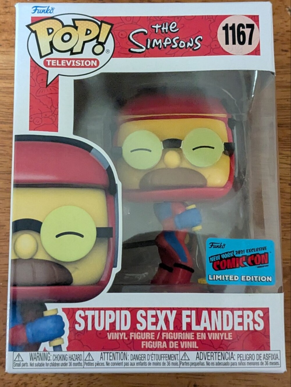 Funko Pop! The Simpsons Stupid Sexy Flanders #1167 NYCC Exclusive